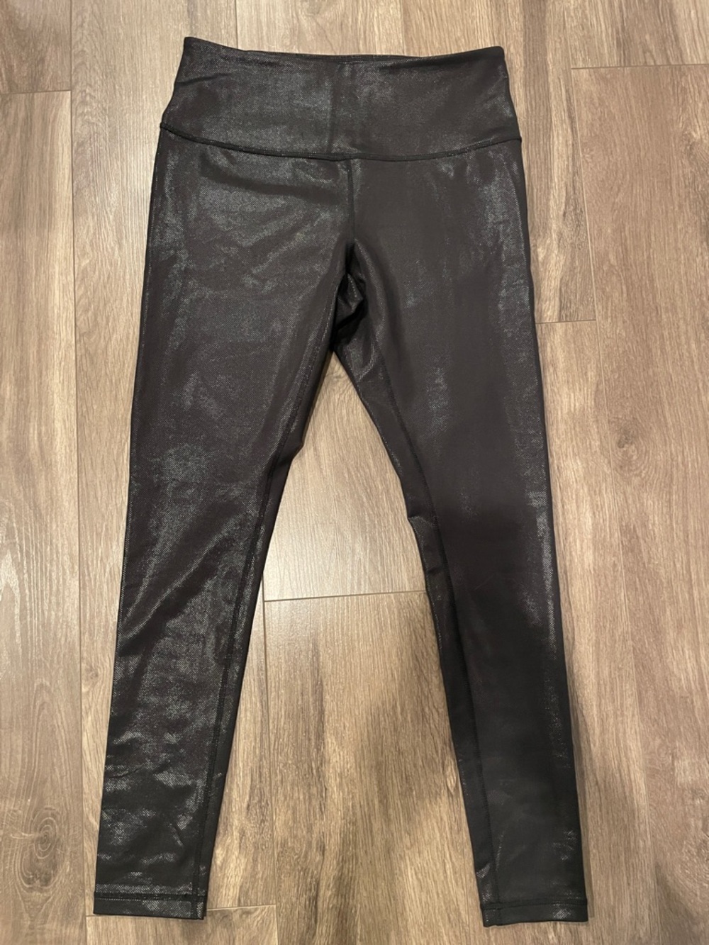 Zella Black Shimmery High-Waist Leggings